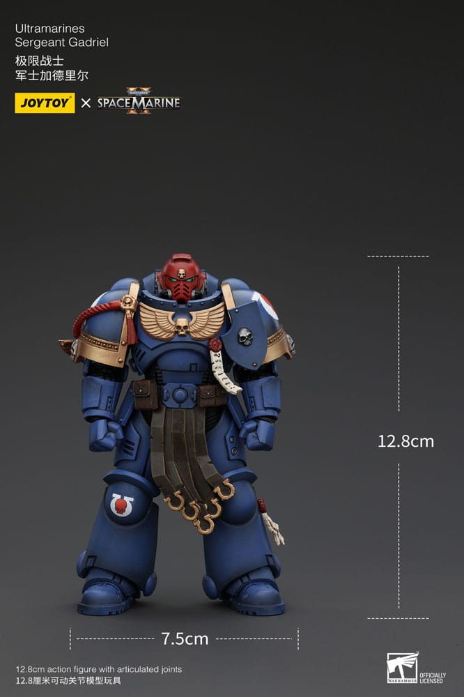 Warhammer 40k Actionfigur 1/18 Uitramarines Sergeant Gadriel 13 cm - Versand: 5-7 Tage nach Bestellung