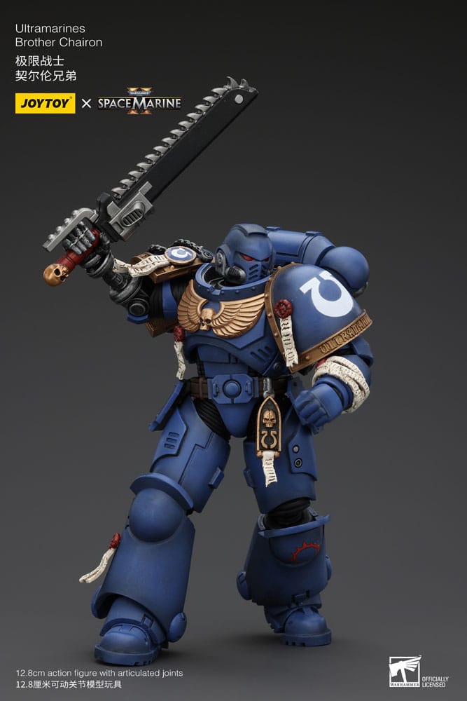 Warhammer 40k Actionfigur 1/18 Uitramarines Brother Chairon 13 cm - Versand: 5-7 Tage nach Bestellung