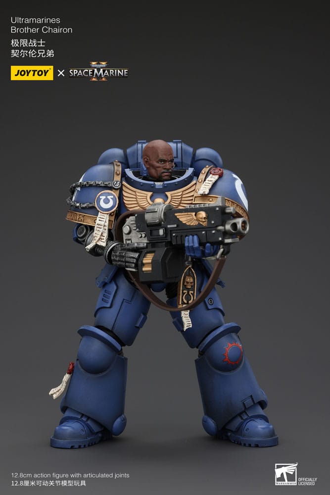 Warhammer 40k Actionfigur 1/18 Uitramarines Brother Chairon 13 cm - Versand: 5-7 Tage nach Bestellung