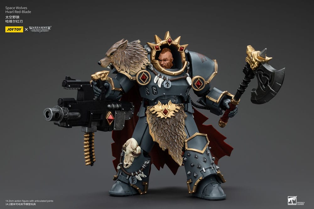 Warhammer The Horus Heresy Actionfigur 1/18 Space Wolves Hvarl Red-Blade 14 cm - Versand: 5-7 Tage nach Bestellung
