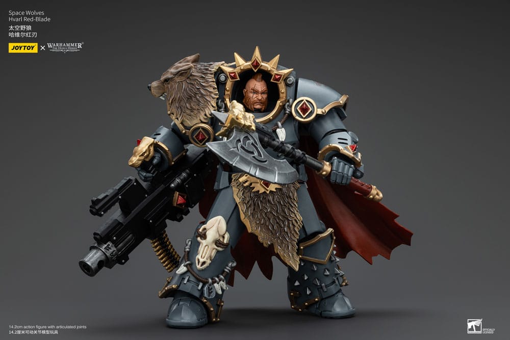 Warhammer The Horus Heresy Actionfigur 1/18 Space Wolves Hvarl Red-Blade 14 cm - Versand: 5-7 Tage nach Bestellung