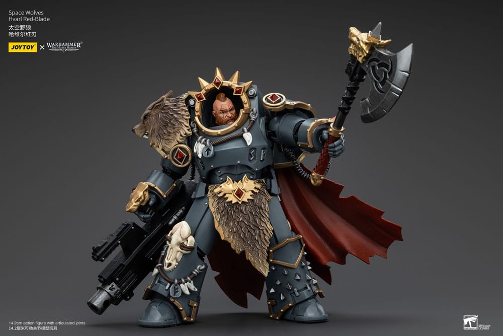 Warhammer The Horus Heresy Actionfigur 1/18 Space Wolves Hvarl Red-Blade 14 cm - Versand: 5-7 Tage nach Bestellung