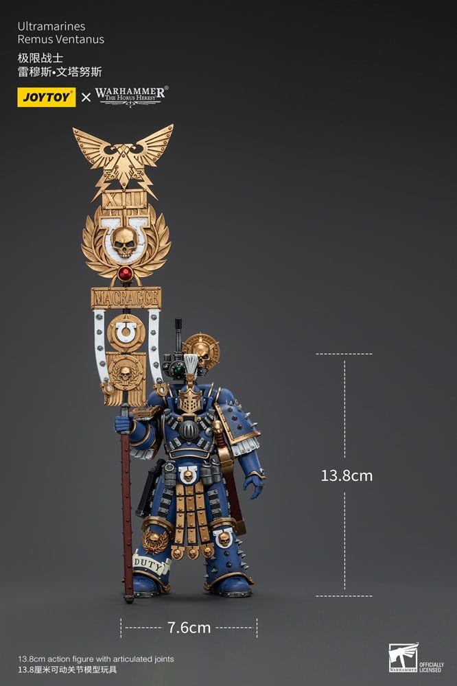 Warhammer The Horus Heresy Actionfigur 1/18 Ultramarines Remus Ventanus 14 cm - Versand: 5-7 Tage nach Bestellung