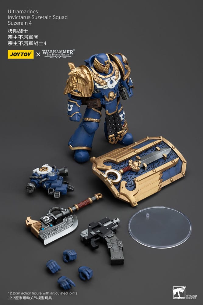Warhammer The Horus Heresy Actionfigur 1/18 Ultramarines Invictarus Suzerain Squad Suzerain 4 12 cm - Versand: 5-7 Tage nach Bestellung