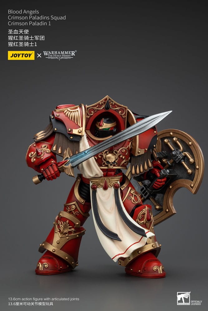 Warhammer The Horus Heresy Actionfigur 1/18 Blood Angels Crimson Paladins Squad Crimson Paladin 1 14 cm - Versand: 5-7 Tage nach Bestellung