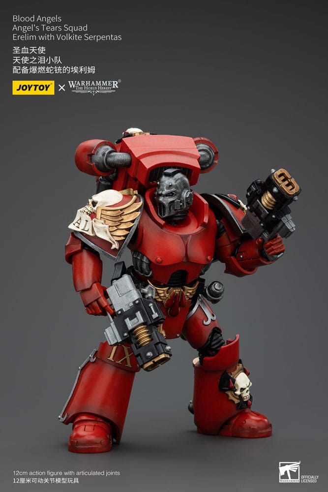 Warhammer The Horus Heresy Actionfigur 1/18 Blood Angels Angel's Tears SquadErelim with Volkite Serpentas 12 cm - Preorder - ETA: 08.09.2025