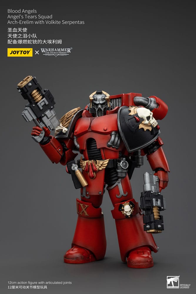Warhammer The Horus Heresy Actionfigur 1/18 Blood Angels Angel's Tears Squad Arch-Erelim with Volkite Serpentas 12 cm - Versand: 5-7 Tage nach Bestellung