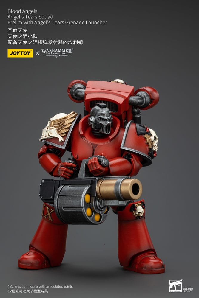 Warhammer The Horus Heresy Actionfigur 1/18 Blood Angels Angel's Tears Squad Erelim with Angel's Tears Grenade Launcher 12 cm - Versand: 5-7 Tage nach Bestellung