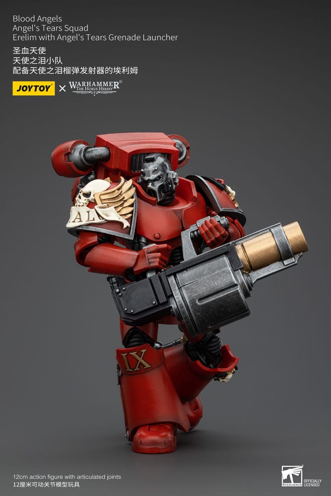 Warhammer The Horus Heresy Actionfigur 1/18 Blood Angels Angel's Tears Squad Erelim with Angel's Tears Grenade Launcher 12 cm - Versand: 5-7 Tage nach Bestellung