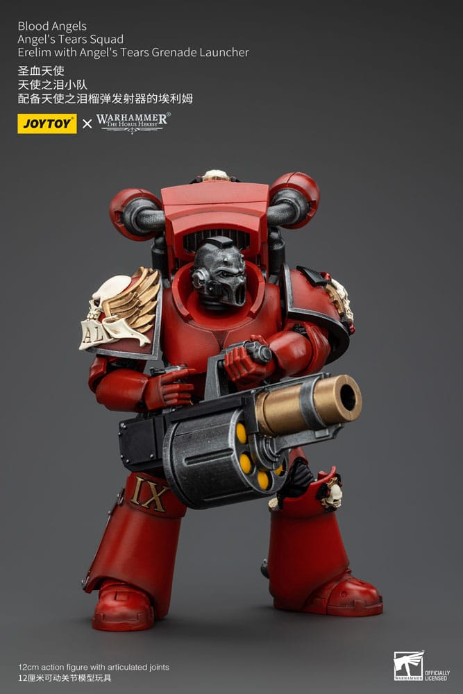 Warhammer The Horus Heresy Actionfigur 1/18 Blood Angels Angel's Tears Squad Erelim with Angel's Tears Grenade Launcher 12 cm - Versand: 5-7 Tage nach Bestellung