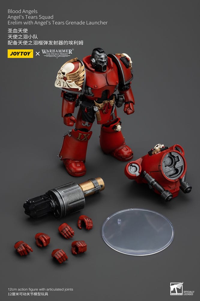 Warhammer The Horus Heresy Actionfigur 1/18 Blood Angels Angel's Tears Squad Erelim with Angel's Tears Grenade Launcher 12 cm - Versand: 5-7 Tage nach Bestellung