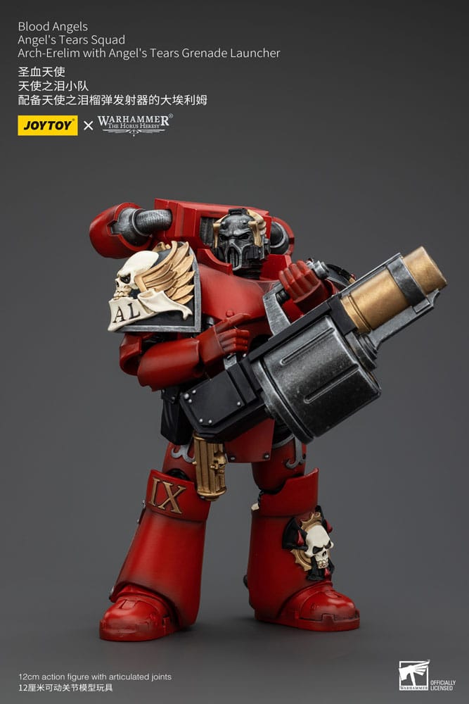 Warhammer The Horus Heresy Actionfigur 1/18 Blood Angels Angel's Tears Squad Arch-Erelim with Angel's Tears Grenade Launcher 12 cm - Preorder - ETA: 12.12.2025