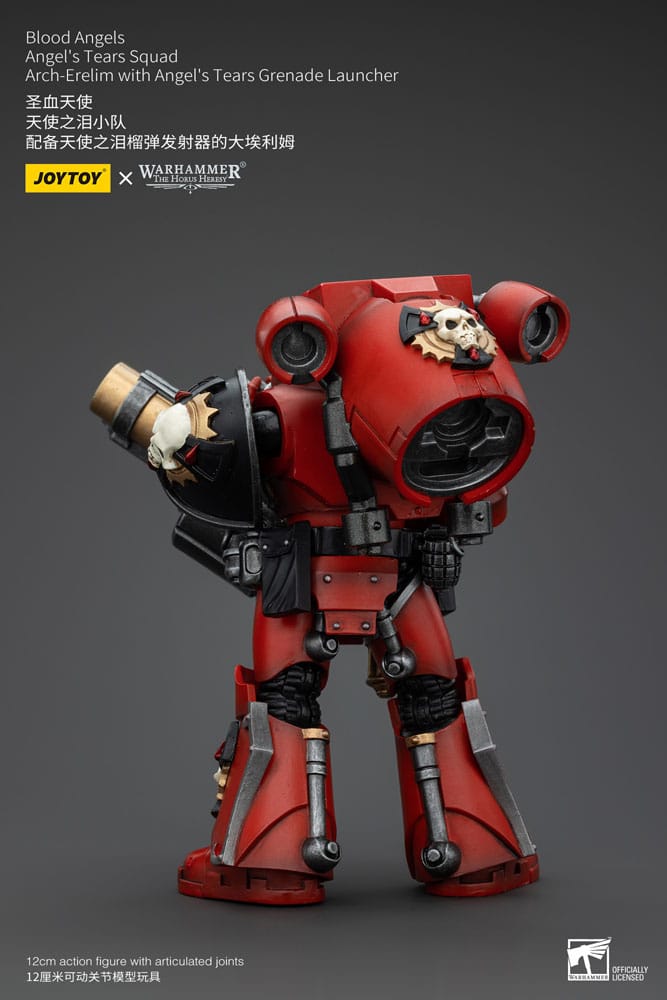 Warhammer The Horus Heresy Actionfigur 1/18 Blood Angels Angel's Tears Squad Arch-Erelim with Angel's Tears Grenade Launcher 12 cm - Preorder - ETA: 12.12.2025
