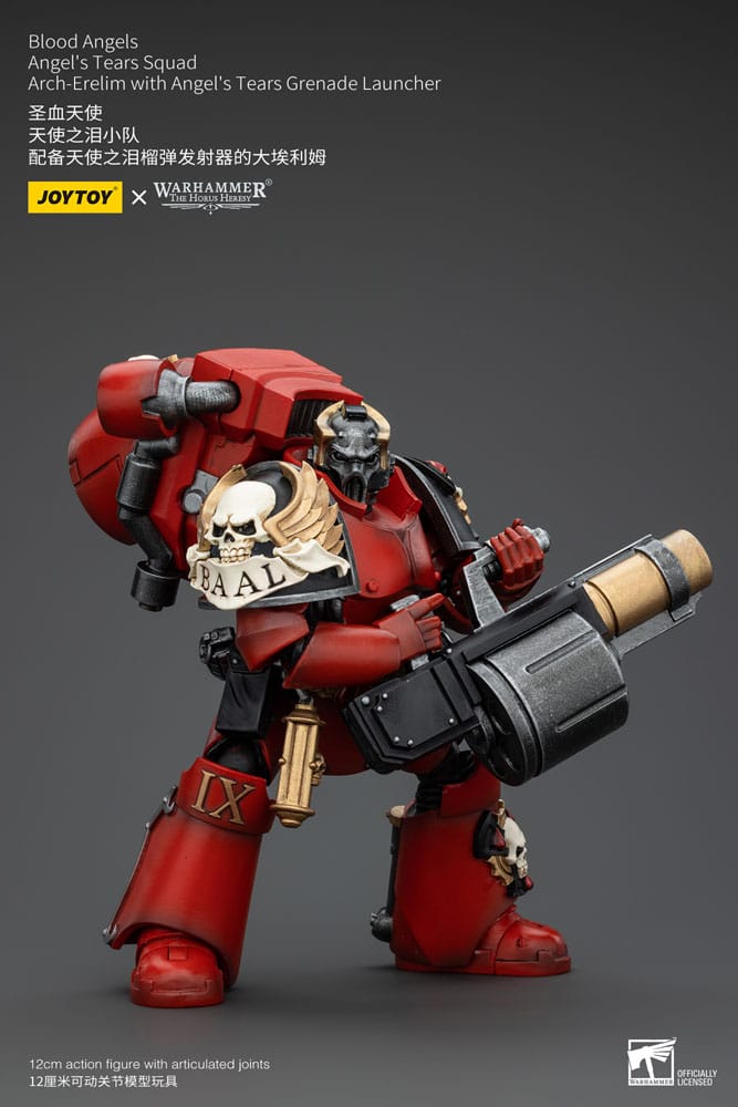 Warhammer The Horus Heresy Actionfigur 1/18 Blood Angels Angel's Tears Squad Arch-Erelim with Angel's Tears Grenade Launcher 12 cm - Preorder - ETA: 12.12.2025