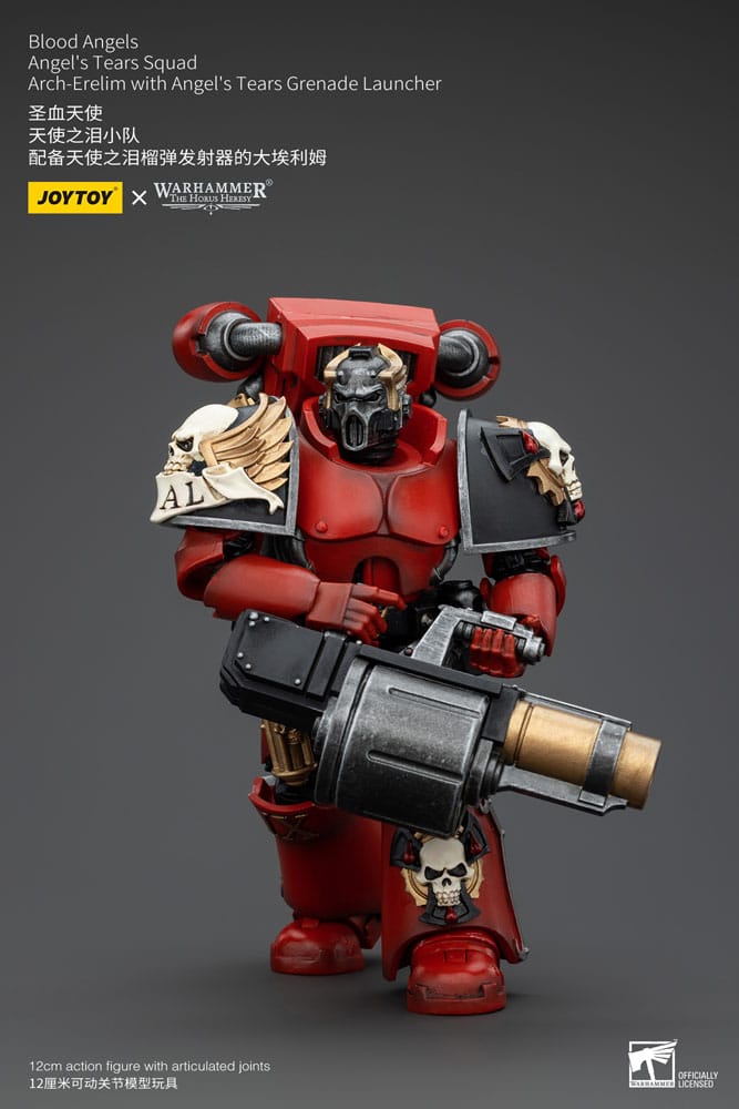 Warhammer The Horus Heresy Actionfigur 1/18 Blood Angels Angel's Tears Squad Arch-Erelim with Angel's Tears Grenade Launcher 12 cm - Preorder - ETA: 12.12.2025