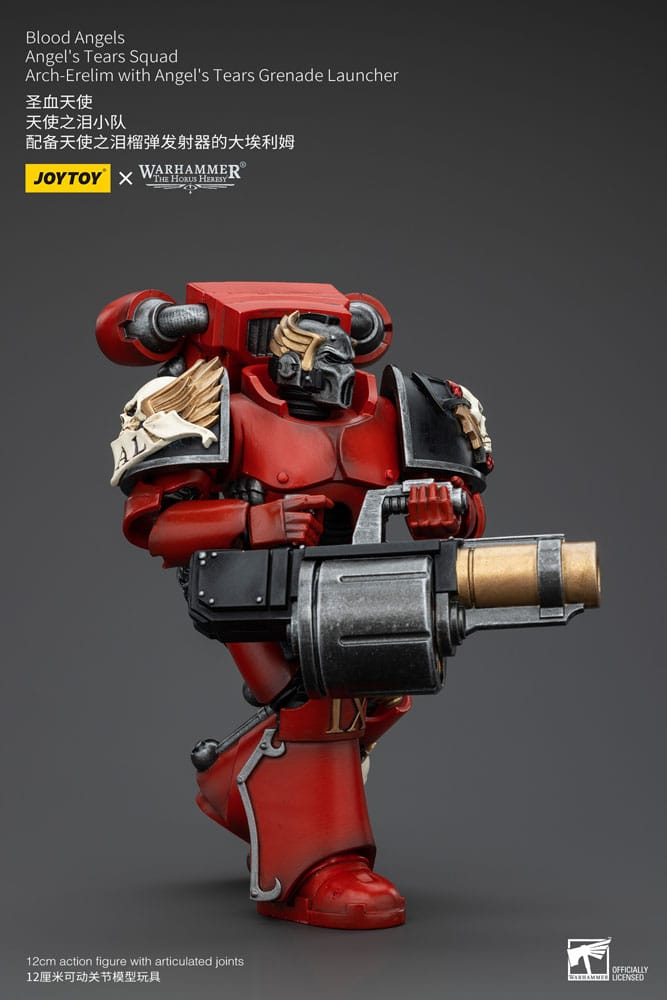 Warhammer The Horus Heresy Actionfigur 1/18 Blood Angels Angel's Tears Squad Arch-Erelim with Angel's Tears Grenade Launcher 12 cm - Preorder - ETA: 12.12.2025