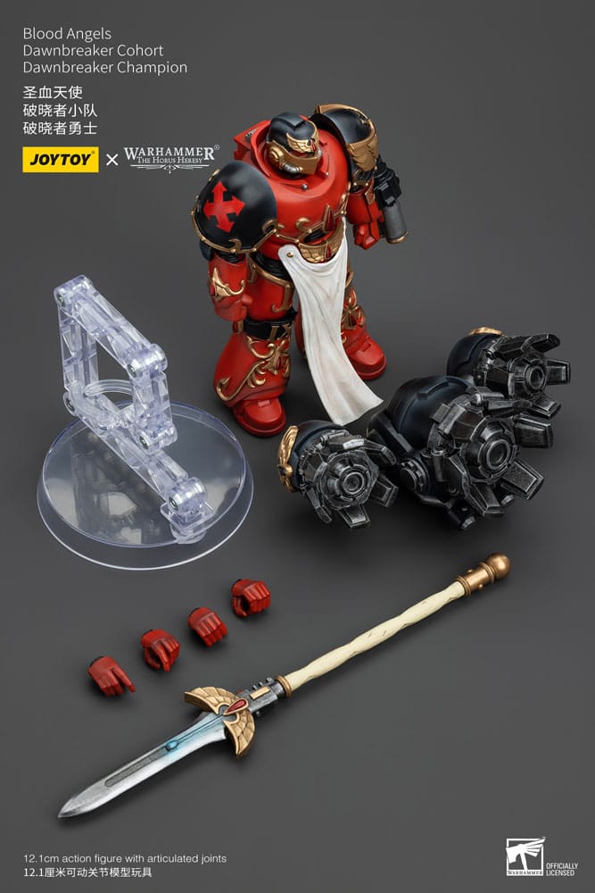 Warhammer The Horus Heresy Actionfigur 1/18 Blood Angels Dawnbreaker Cohort Dawnbreaker Champion 13 cm - Versand: 5-7 Tage nach Bestellung