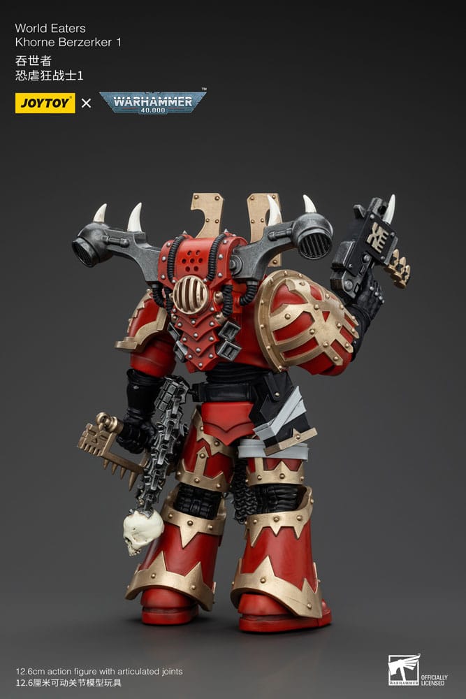 Warhammer 40k Actionfigur 1/18 World Eaters Khorne Berzerker 1 13 cm - Versand: 5-7 Tage nach Bestellung