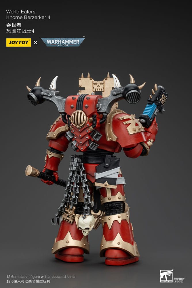 Warhammer 40k Actionfigur 1/18 World Eaters Khorne Berzerker 4 13 cm - Versand: 5-7 Tage nach Bestellung