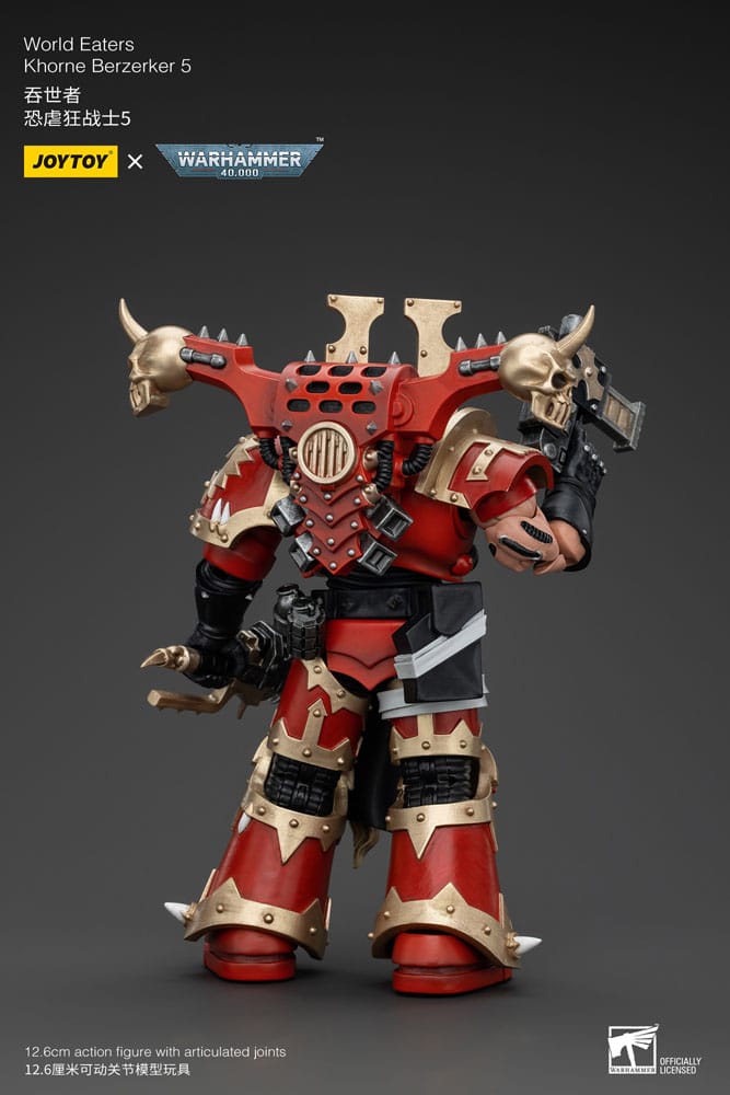 Warhammer 40k Actionfigur 1/18 World Eaters Khorne Berzerker 5 13 cm - Versand: 5-7 Tage nach Bestellung