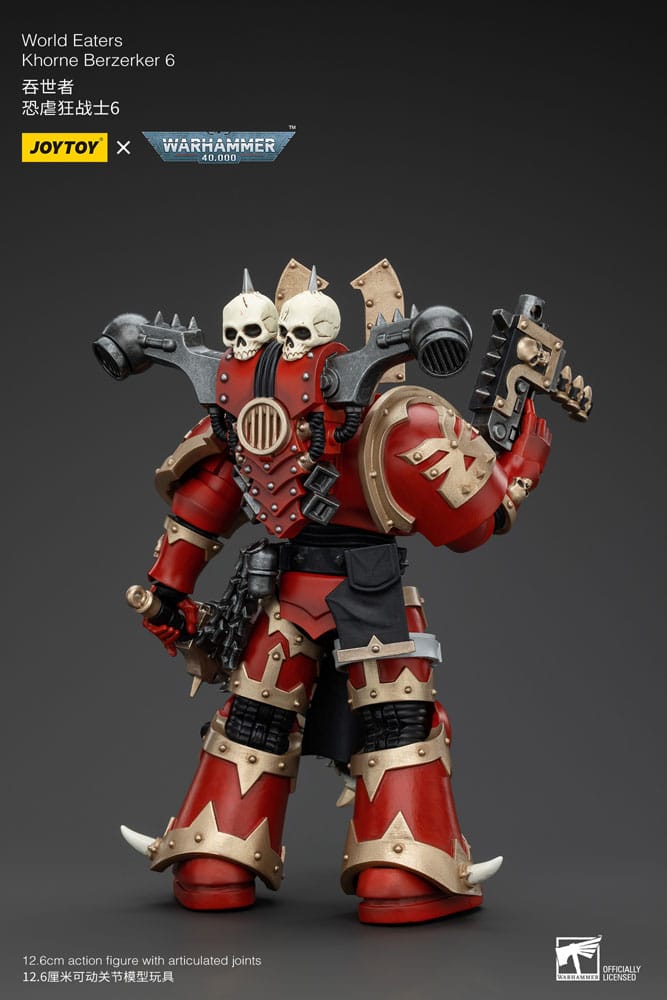 Warhammer 40k Actionfigur 1/18 World Eaters Khorne Berzerker 6 13 cm - Versand: 5-7 Tage nach Bestellung