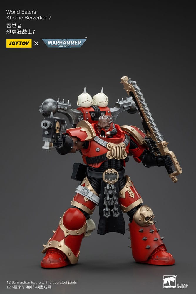 Warhammer 40k Actionfigur 1/18 World Eaters Khorne Berzerker 7 13 cm - Versand: 5-7 Tage nach Bestellung