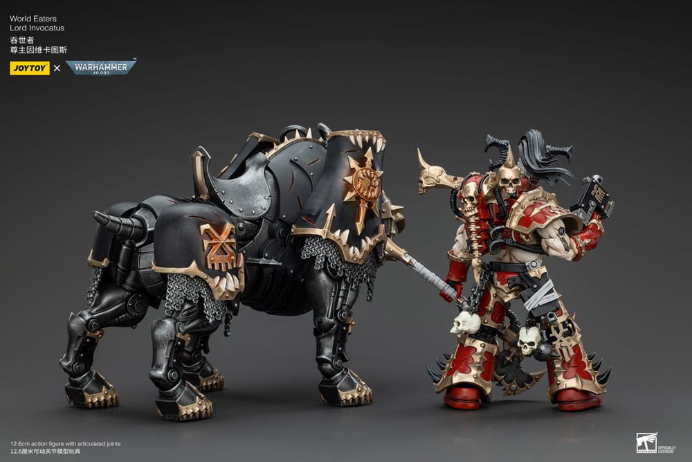 Warhammer 40k Actionfigur 1/18 World Eaters Lord Invocatus 13 cm - Versand: 5-7 Tage nach Bestellung