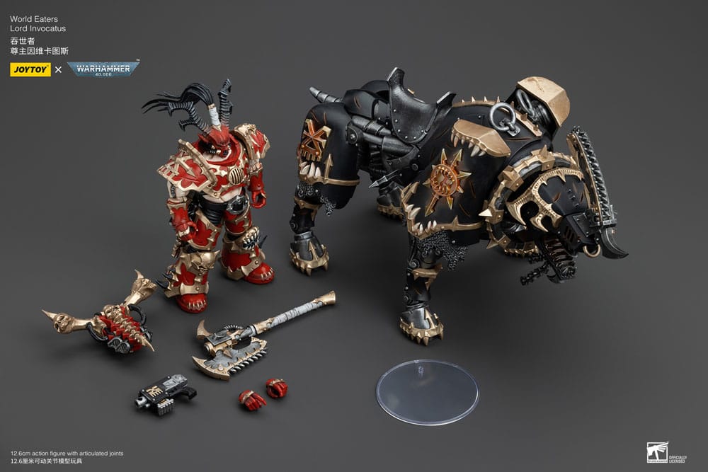 Warhammer 40k Actionfigur 1/18 World Eaters Lord Invocatus 13 cm - Versand: 5-7 Tage nach Bestellung
