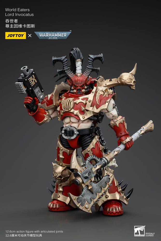 Warhammer 40k Actionfigur 1/18 World Eaters Lord Invocatus 13 cm - Versand: 5-7 Tage nach Bestellung