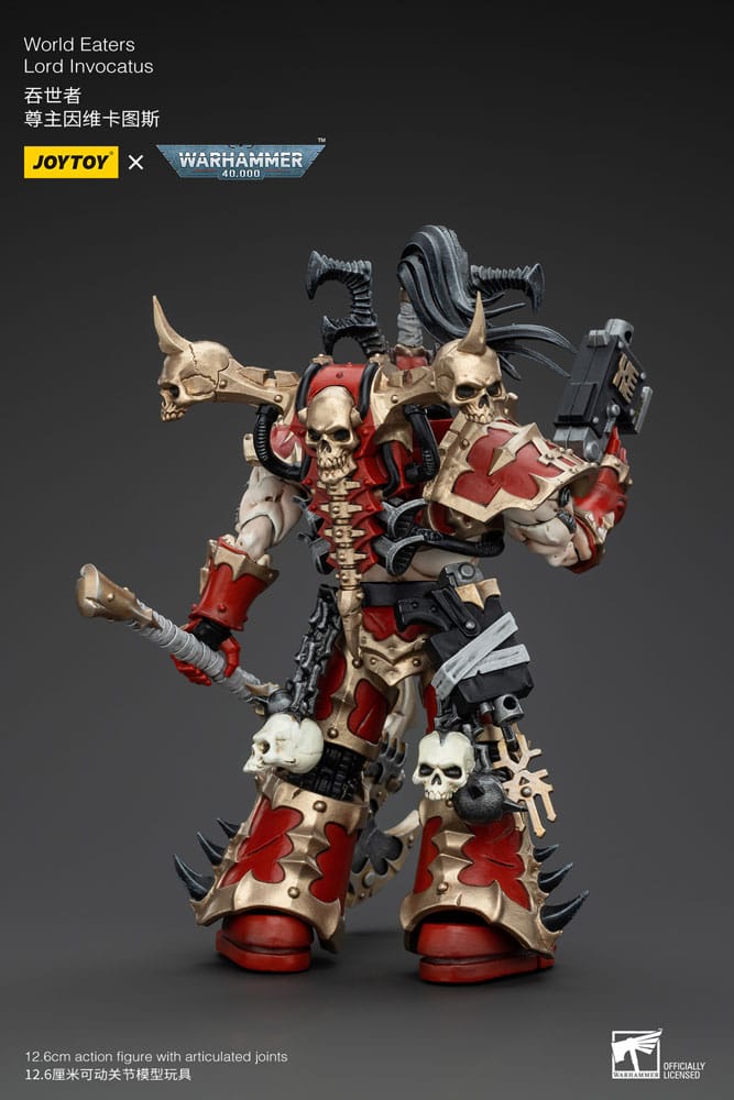Warhammer 40k Actionfigur 1/18 World Eaters Lord Invocatus 13 cm - Versand: 5-7 Tage nach Bestellung
