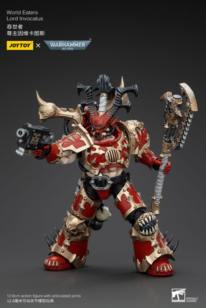 Warhammer 40k Actionfigur 1/18 World Eaters Lord Invocatus 13 cm - Versand: 5-7 Tage nach Bestellung