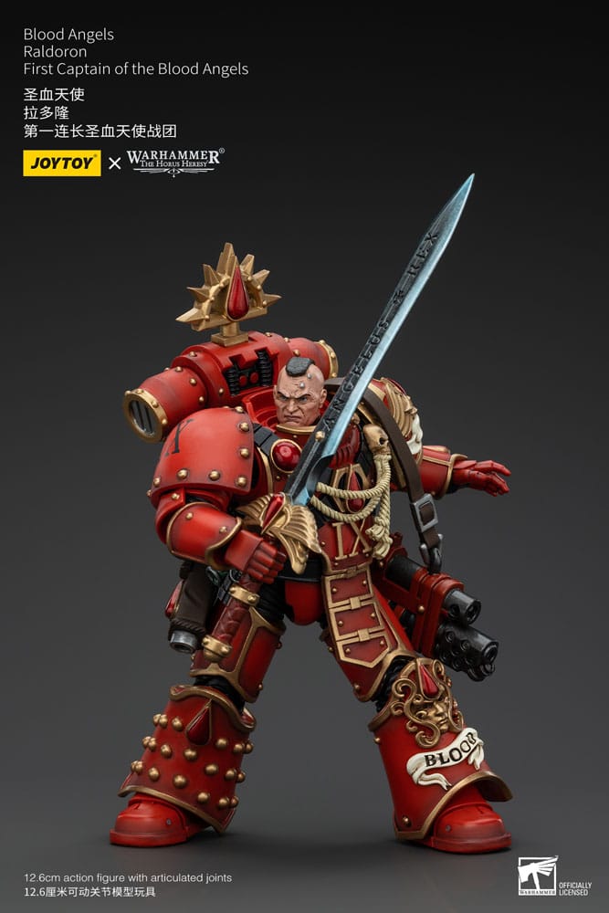 Warhammer The Horus Heresy Actionfigur 1/18 Blood Angels Raldoron First Captain of the Blood Angels 13 cm - Versand: 5-7 Tage nach Bestellung