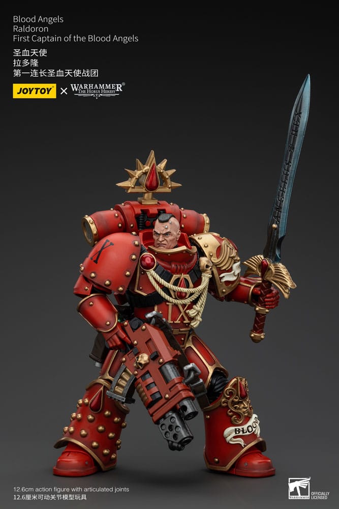 Warhammer The Horus Heresy Actionfigur 1/18 Blood Angels Raldoron First Captain of the Blood Angels 13 cm - Versand: 5-7 Tage nach Bestellung