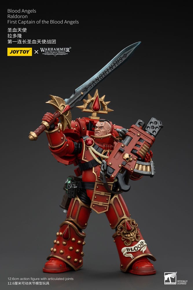 Warhammer The Horus Heresy Actionfigur 1/18 Blood Angels Raldoron First Captain of the Blood Angels 13 cm - Versand: 5-7 Tage nach Bestellung