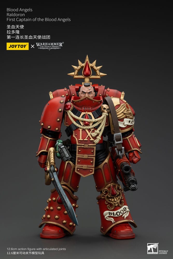 Warhammer The Horus Heresy Actionfigur 1/18 Blood Angels Raldoron First Captain of the Blood Angels 13 cm - Versand: 5-7 Tage nach Bestellung