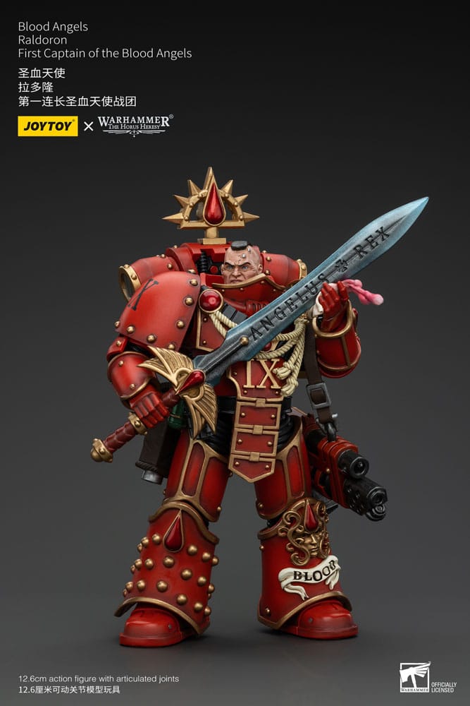 Warhammer The Horus Heresy Actionfigur 1/18 Blood Angels Raldoron First Captain of the Blood Angels 13 cm - Versand: 5-7 Tage nach Bestellung