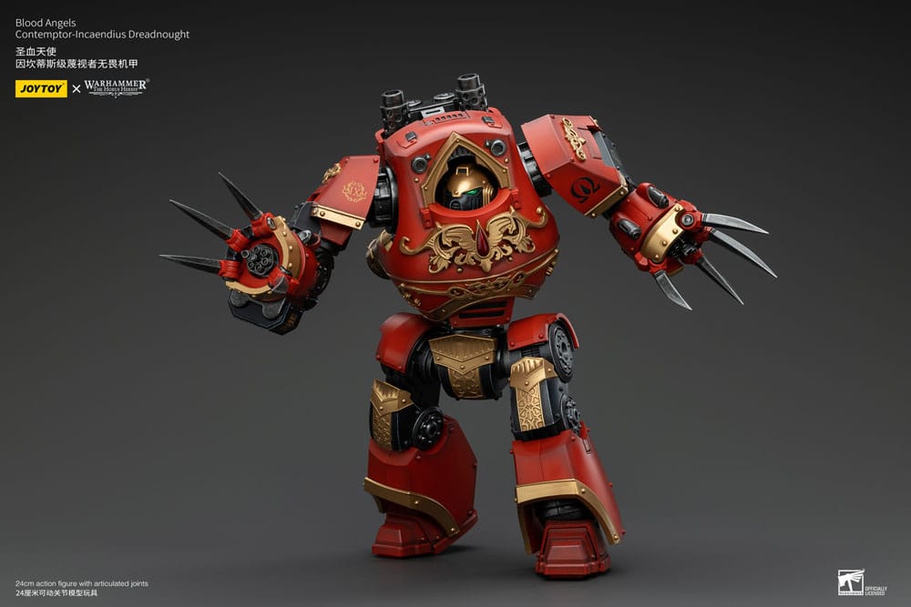 Warhammer The Horus Heresy Actionfigur 1/18 Blood Angels Contemptor-Incaendius Dreadnought 24 cm - Versand: 5-7 Tage nach Bestellung