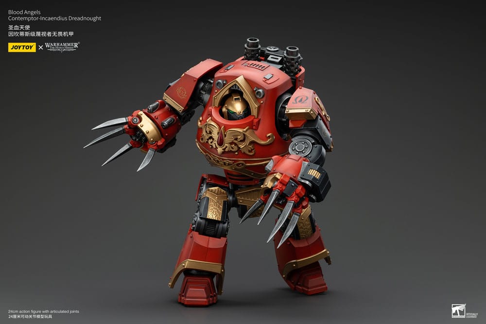 Warhammer The Horus Heresy Actionfigur 1/18 Blood Angels Contemptor-Incaendius Dreadnought 24 cm - Versand: 5-7 Tage nach Bestellung