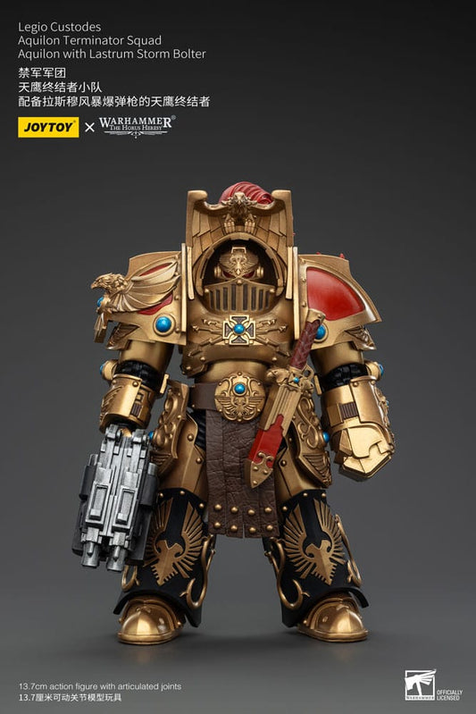 Warhammer The Horus Heresy Actionfigur 1/18 Legio Custodes Aquilon Terminator Squad Aquilon with Lastrum Storm Bolter 14 cm         - Versand: 5-7 Tage nach Bestellung