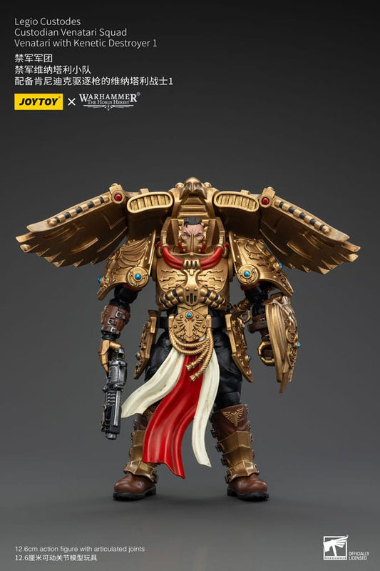 Warhammer The Horus Heresy Actionfigur 1/18 Legio Custodes Custodian Venatari Squad Venatari with Kenetic Destroyer 1 13 cm         - Versand: 5-7 Tage nach Bestellung