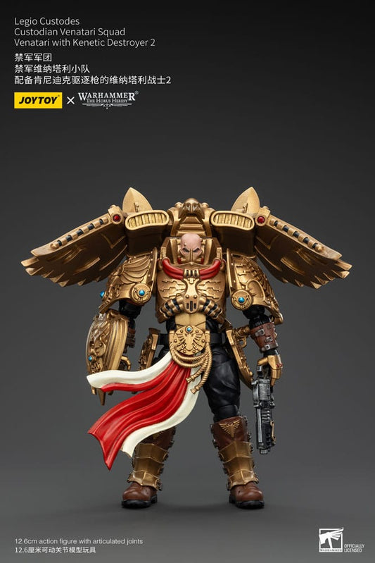 Warhammer The Horus Heresy Actionfigur 1/18 Legio Custodes Custodian Venatari Squad Venatari with Kenetic Destroyer 2 13 cm         - Versand: 5-7 Tage nach Bestellung