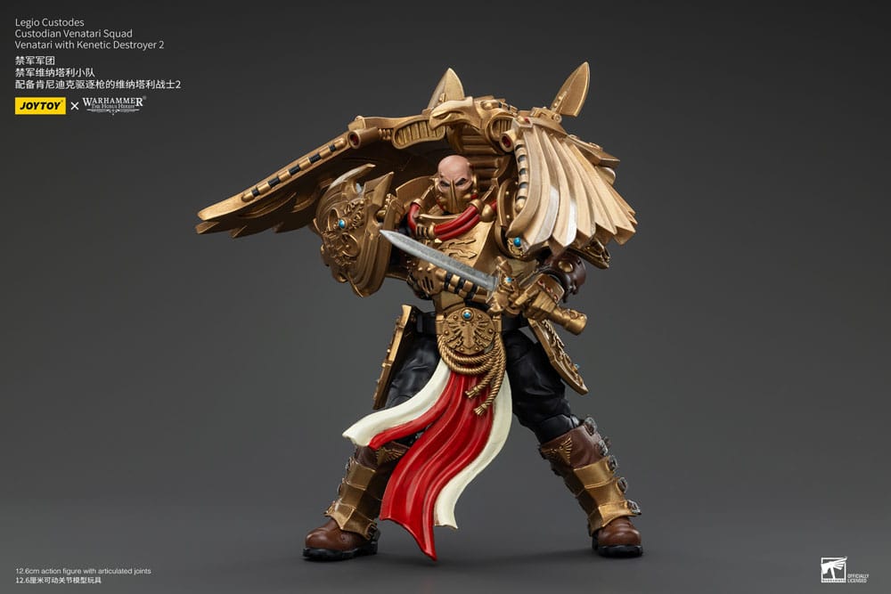 Warhammer The Horus Heresy Actionfigur 1/18 Legio Custodes Custodian Venatari Squad Venatari with Kenetic Destroyer 2 13 cm - Versand: 5-7 Tage nach Bestellung