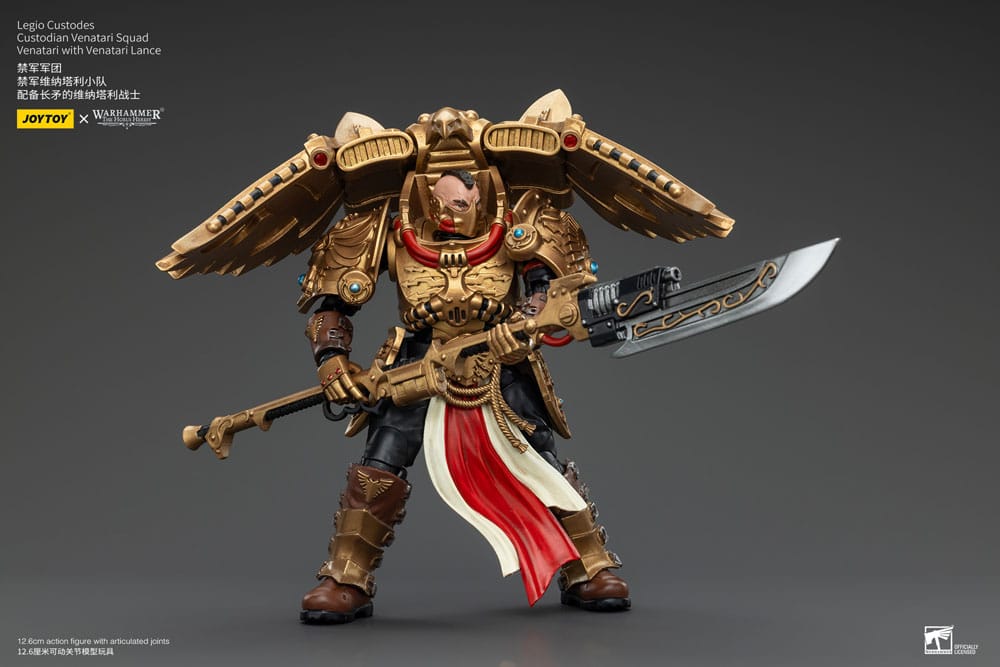 Warhammer The Horus Heresy Actionfigur 1/18 Legio Custodes Custodian Venatari Squad Venatari with Venatari Lance 13 cm - Versand: 5-7 Tage nach Bestellung
