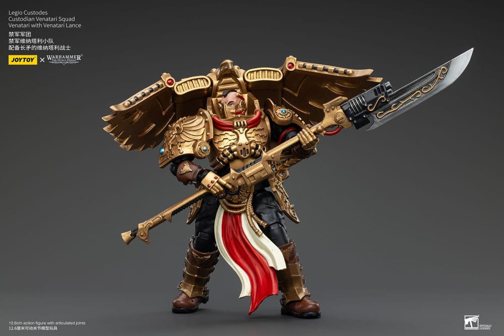 Warhammer The Horus Heresy Actionfigur 1/18 Legio Custodes Custodian Venatari Squad Venatari with Venatari Lance 13 cm - Versand: 5-7 Tage nach Bestellung