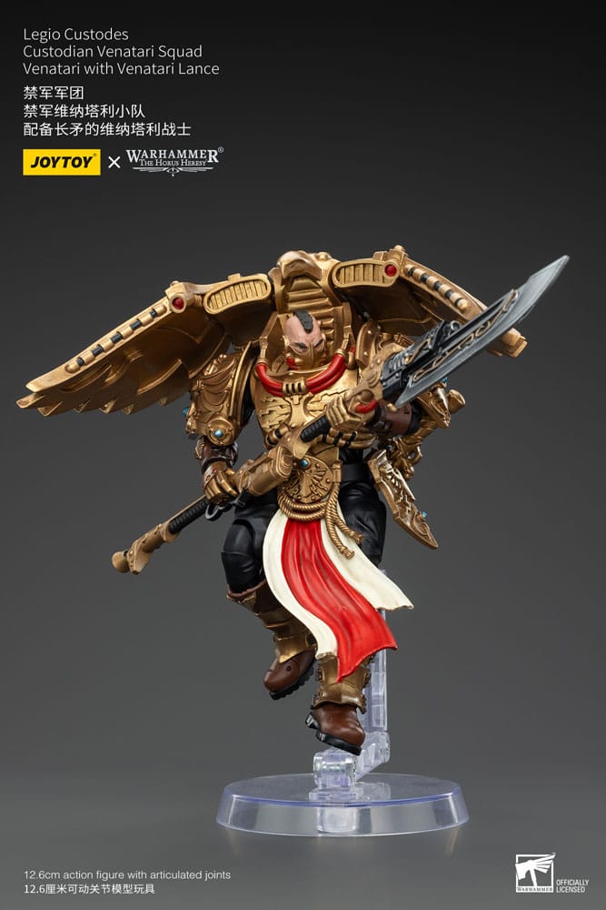 Warhammer The Horus Heresy Actionfigur 1/18 Legio Custodes Custodian Venatari Squad Venatari with Venatari Lance 13 cm - Versand: 5-7 Tage nach Bestellung