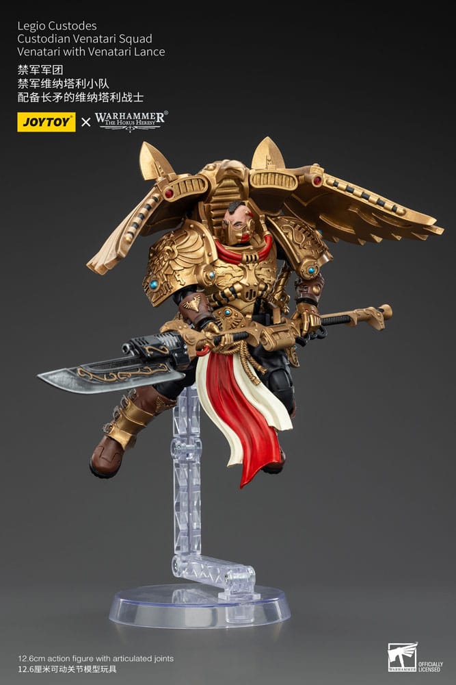 Warhammer The Horus Heresy Actionfigur 1/18 Legio Custodes Custodian Venatari Squad Venatari with Venatari Lance 13 cm - Versand: 5-7 Tage nach Bestellung