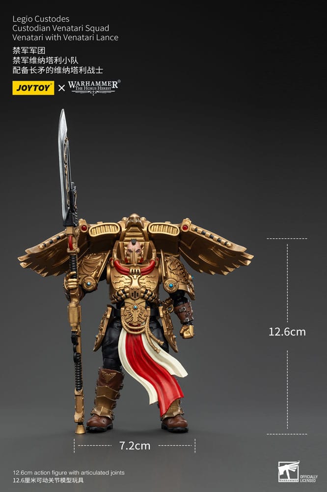 Warhammer The Horus Heresy Actionfigur 1/18 Legio Custodes Custodian Venatari Squad Venatari with Venatari Lance 13 cm - Versand: 5-7 Tage nach Bestellung