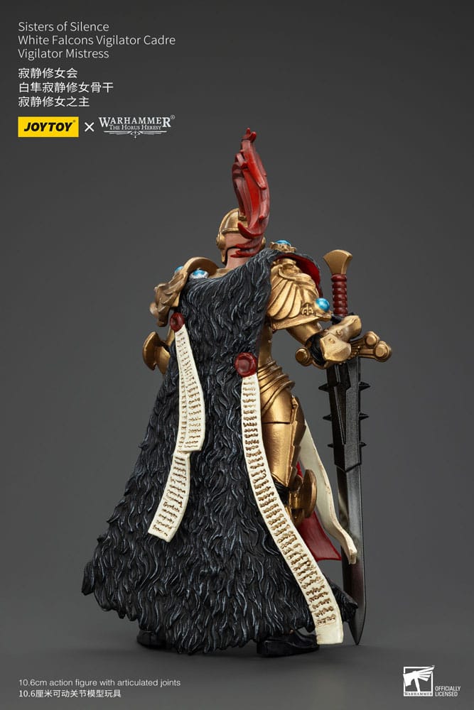 Warhammer The Horus Heresy Actionfigur Sisters of Silence White Falcons Vigilator Cadre Vigilator Mistress 19 cm - Versand: 5-7 Tage nach Bestellung