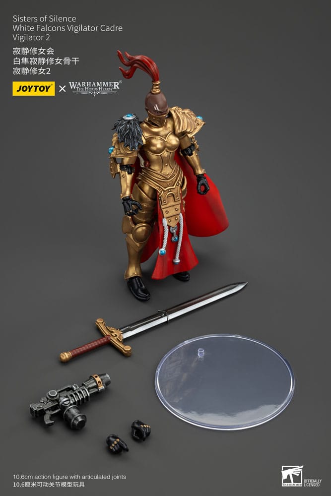 Warhammer The Horus Heresy Actionfigur Sisters of Silence White Falcons Vigilator Cadre Vigilator 2 19 cm - Versand: 5-7 Tage nach Bestellung