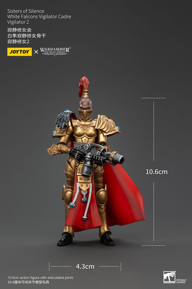 Warhammer The Horus Heresy Actionfigur Sisters of Silence White Falcons Vigilator Cadre Vigilator 2 19 cm - Versand: 5-7 Tage nach Bestellung